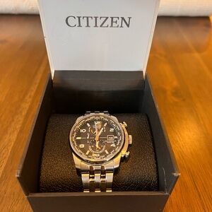 CITIZEN ECO-DRIVE MEN'S WORLD TIME A-T AT9010-52E